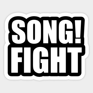 Song Fight! Sticker